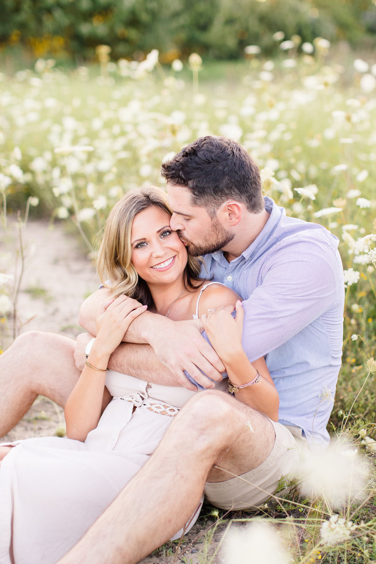 Engagement couple portrait